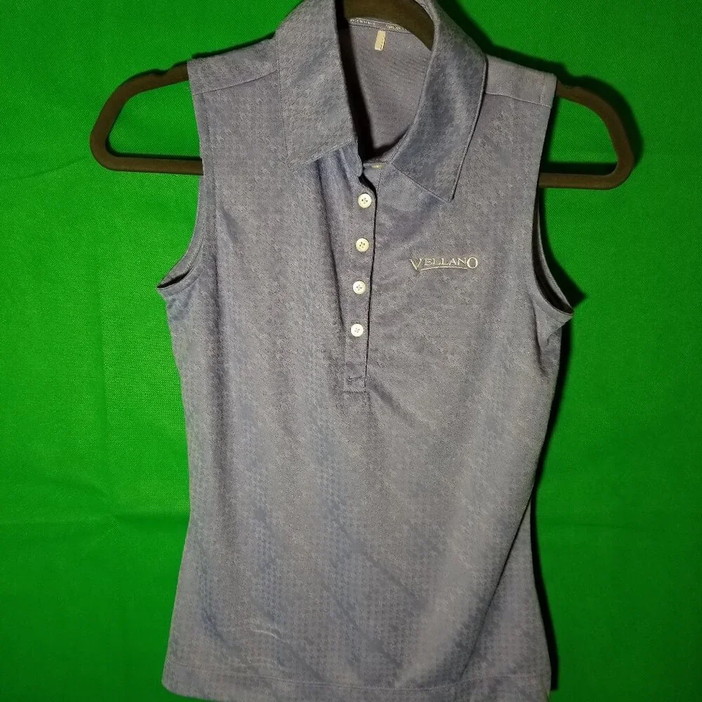 Nike Dri Fit Purple Sleeveless Golf Blouse Womans‎ XS Performance Vellano